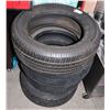 Image 1 : LOT OF 4 TIRES GOOD CONDITION DIFFERENT SIZES