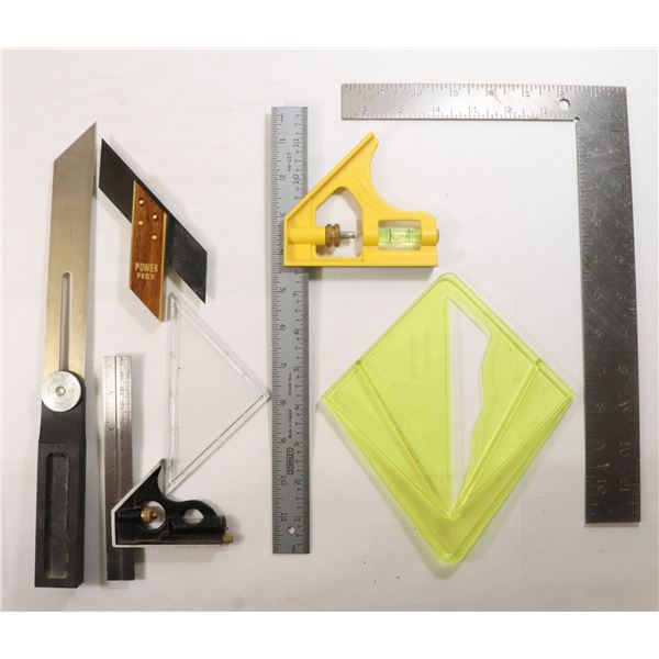 BUNDLE OF COMBINATION SQUARES, ANGLE