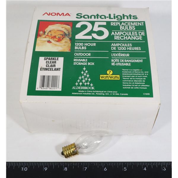 BOX OF CHRISTMAS BULBS