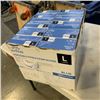 Image 1 : CASE OF NITRRILE GLOVES SIZE LARGE, 10 BOXES OF 100PCS EACH