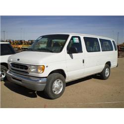 FORD F350XLT SUPER DUTY PASSENGER VAN, s/n 1FBSS31S2YHA98051:
