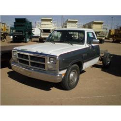 DODGE RAM 250LE CAB AND CHASSIS, s/n 1B7KE2681MS212094:
