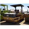 Image 1 : CATERPILLAR CB634C TANDEM SMOOTH DRUM VIBRATORY COMPACTOR, s/n 3BR00460: