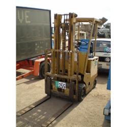 TCM FCB15 3000lb. ELECTRIC WAREHOUSE FORKLIFT, s/n 7190312: