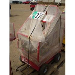 AB CLEANING SYSTEMS AB9999DGF-SB 4,000 PSI HOT WATER PRESSURE WASHER/SANDBLASTER, s/n 50560: