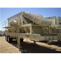 JCI JCI6203 6ft X 20ft  3 DECK PORTABLE VIBRATORY SCREEN, s/n 98H01DB2/98P01PFTPM: