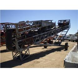 TELSMITH 24in X 80ft PORTABLE RADIAL STACKER s/n PK80A663: