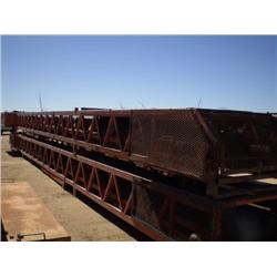 COMANCO 30in X 50ft STACKABLE LATTICE CONVEYOR s/n 16237-1297: