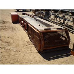 COMANCO 30in. X 25ft.  STACKABLE LATTICE CONVEYOR, s/n 16204-0195:
