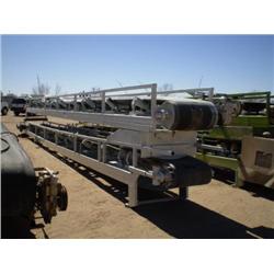 CUSTOMBUILT 24in. X 42ft.  CHANNEL FRAME CONVEYOR, s/n N/A:
