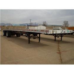 WILSON CF900 48ft. TANDEM SPREAD AXLE FLATBED TRAILER, s/n 4WWBGB6B1WM601412: