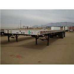 WILSON CF900 48ft. TANDEM SPREAD AXLE FLATBED TRAILER, s/n 4WWBGB6B0WM601739:
