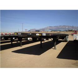 FRUEHAUF PBFL-NF2S-48W 48ft. X 102in. T/A FLATBED TRAILER, s/n 1JJF482FXWS439743: