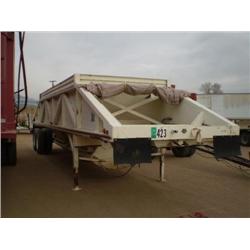 CLEMENT 3520BH T/A BOTTOM DUMP TRAILER, s/n 388451: