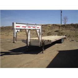FEATHERLITE 32ft. T/A ALUMINUM GOOSENECK EQUIPMENT TRAILER, s/n 4FGL03227XD613565: