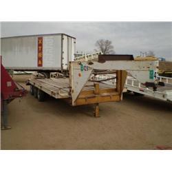 MCT TRIAXLE GOOSENECK EQUIPMENT TRAILER, s/n MCTL0633: