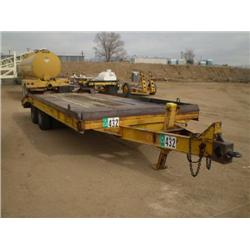 CHIEF 26ft.  T/A EQUIPMENT TRAILER, s/n 7362:
