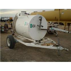 550 GALLON PORTABLE S/A WATER TRAILER, s/n N/A: