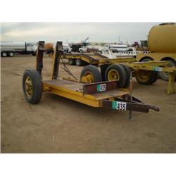 CUSTOMBUILT 15ft.  S/A ROLLER TRAILER, s/n N/A: