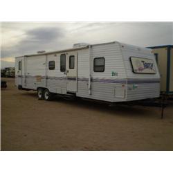 FLEETWOOD TERRY 36ft T/A SELF-CONTAINED TRAVEL TRAILER, s/n 1EA1W3623S1465451: