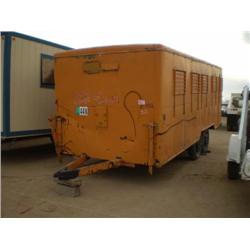 8ft. X 25ft. T/A ENCLOSED TRAILER, s/n SCT-178