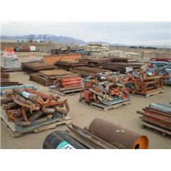 (3) PALLETS CONVEYOR ROLLERS