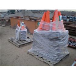 (2) PALLETS OF CONSTRUCTION CONES