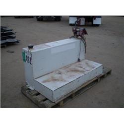 WEATHER GUARD 100 GALLON FUEL TANK W/ELECTRIC PUMP & METER