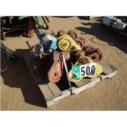 (4) P&H 3 TON TROLLEYS