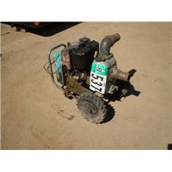 ACME MOTORI J70 3in. PORTABLE WATER PUMP, s/n 89286