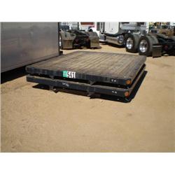 (2) PARKHURST 9ft. 6in. FLATBEDS