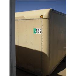 CLARK  8ftX12ft  VAN BODY W/ HYDRAULIC LIFT GATE