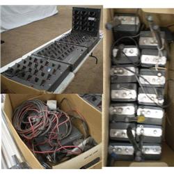 MOTOROLA HAND HELD RADIOS W/BASE STATION & CHARGERS