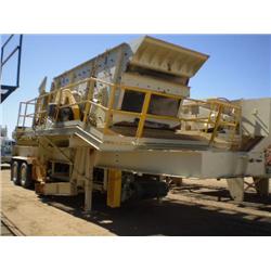 2004 NORDBERG DSP6163 6ft. X 16ft. 3 DECK PORTABLE INCLINE VIBRATORY SCREEN, s/n COO1510401