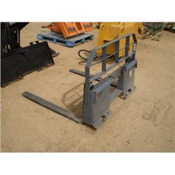 FORK ATTACHMENT FOR SKID STEER LOADER