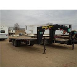 2003 BIG TEX 20GN-20+5 T/A GOOSENECK EQUIPMENT TRAILER, s/n 4K8GX202231696599