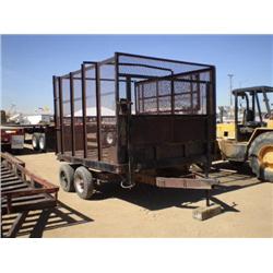 1998 CUSTOMBUILT 14ft. T/A UTILITY TRAILER, s/n 157824