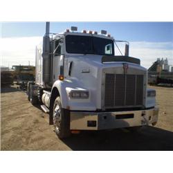 1989 KENWORTH T800 T/A TRUCK TRACTOR, s/n 1XKDD29X1KJ526396