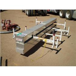(3) VAN RACKS W/ALUMINUM STORAGE BOX