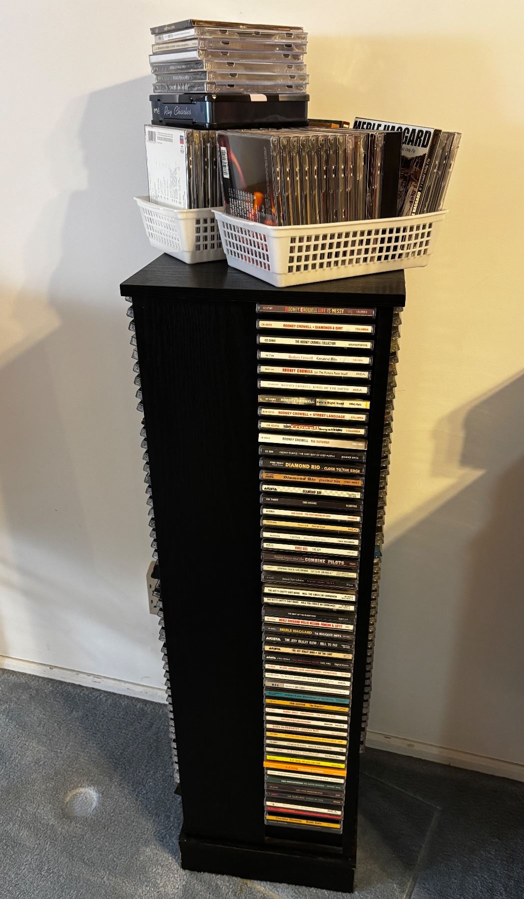 Cd Stand Stack CD Stand with CD's - Sunrise Estate Services Ltd