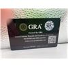 Image 8 : 2.00 CT GRA CERTIFIED ROUND BRILLIANT CUT MOISSANITE STONE VVS D COLOR WITH 26 ROUND CUT CUBIC ZIRCO