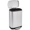 Image 2 : AmazonBasics Rectangle Soft-Close Trash Can with High Base - 50 Liter