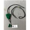 Image 1 : 2 Vintage Bolo Ties Silver with Stone & 1 Malachite