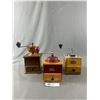 Image 1 : 3x Vintage Coffee Grinders