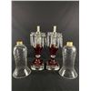 Image 2 : Pair of Victorian Style Parlor Huster Lamps (Needs Rewiring)