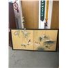 Image 1 : Asian Screen with Birds.Some Dings, but Otherwise Nice