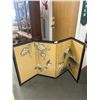 Image 2 : Asian Screen with Birds.Some Dings, but Otherwise Nice