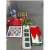 Image 2 : Lot of Christmas Decorations. Bulbs, Balls Etc