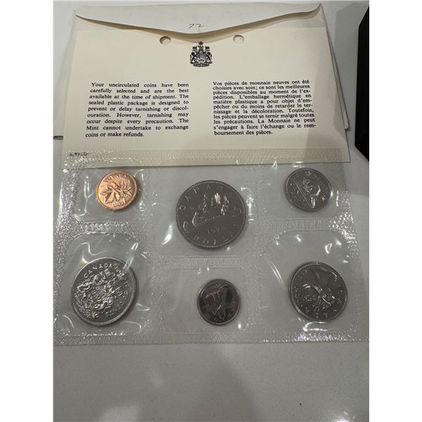 Royal Canadian mint uncirculated coin at 1972