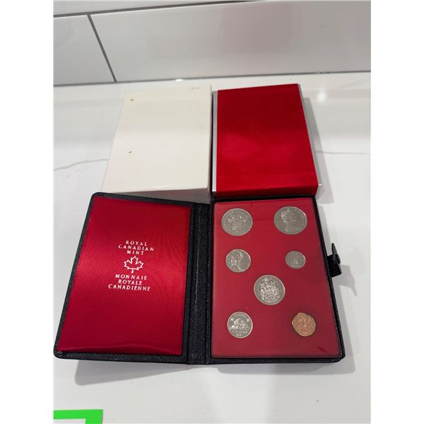 Royal Canadian mint coins at 1971 uncirculated